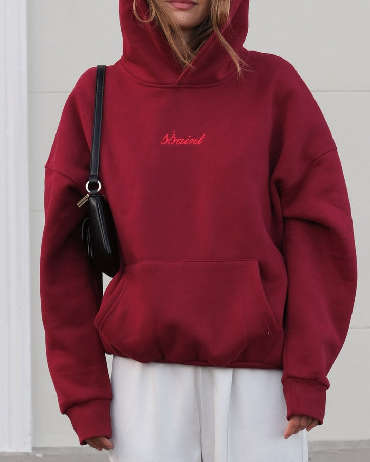 SŚAINT Logo Hoodie | Cherry