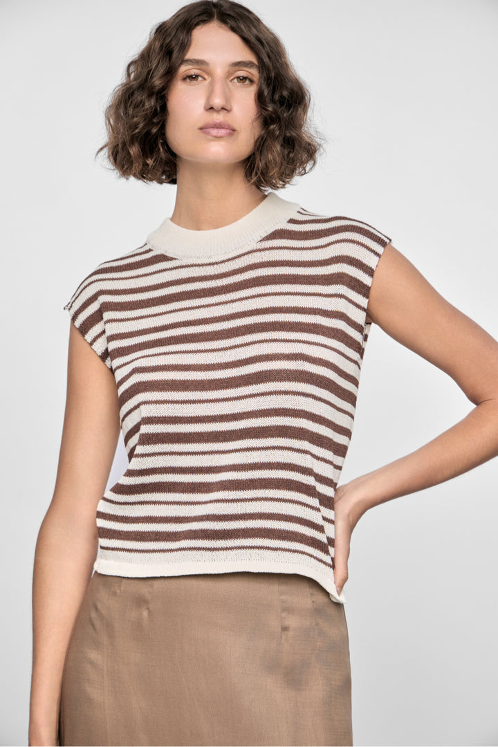 Palmer Stripe Knit Tank