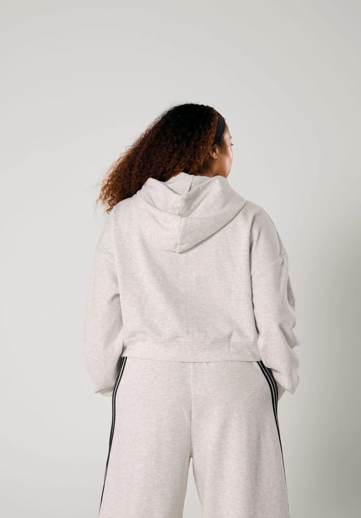SŚAINT Cropped Hoodie| Grey