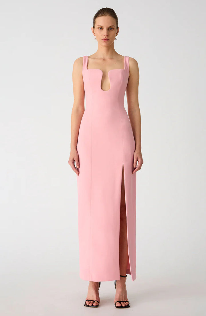 Franka Crepe Gown | Fondant Pink