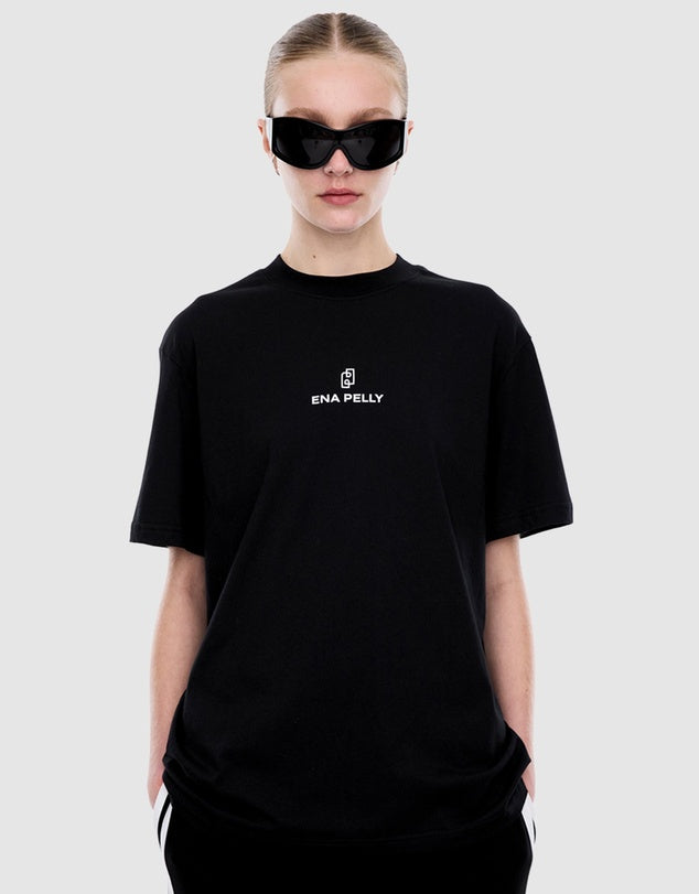 Lexi Monogram Tee | Black