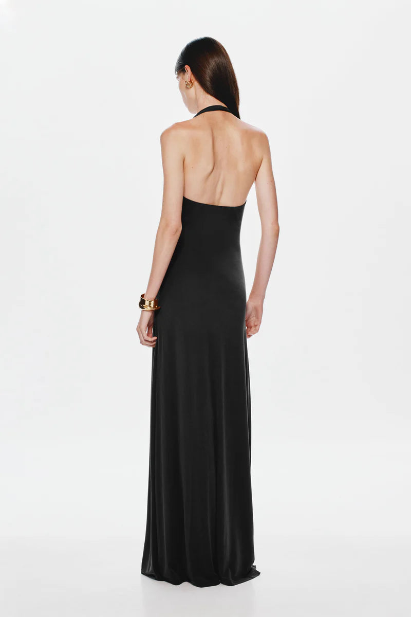Jennifer Cupro Dress | Black