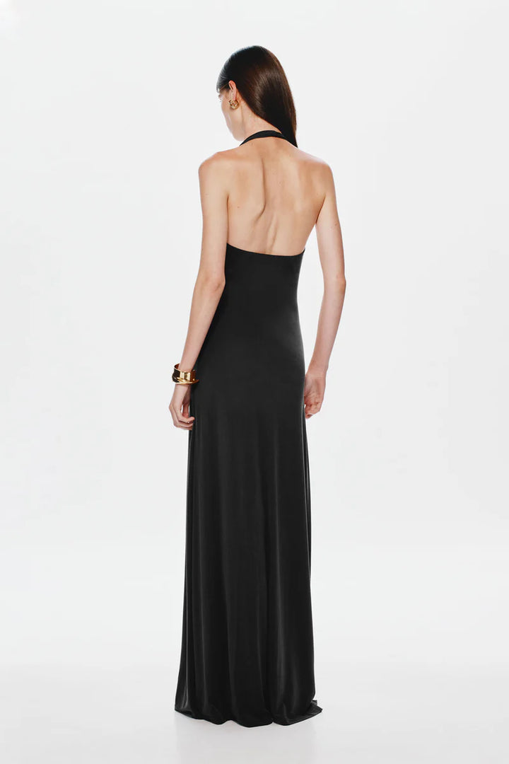Jennifer Cupro Dress | Black