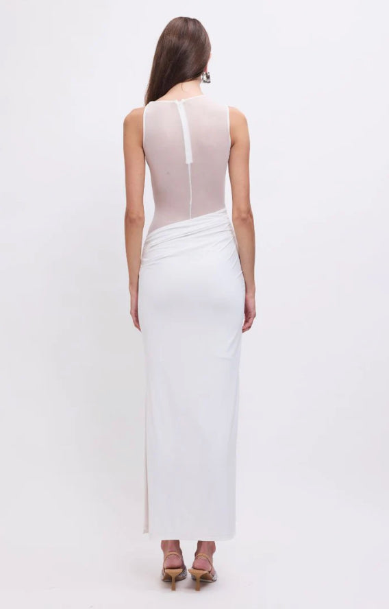 Auguste Sleeveless Maxi Dress | White