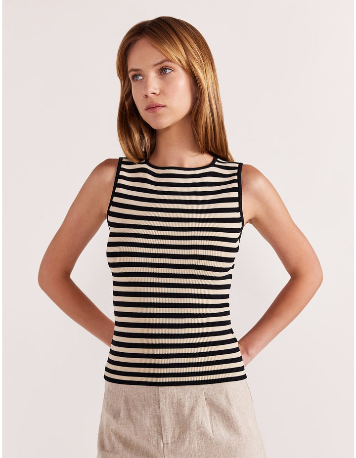 Mia Stripe Knit Tank