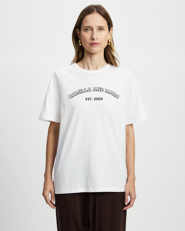 Odessa Graphic Tee | Soft White