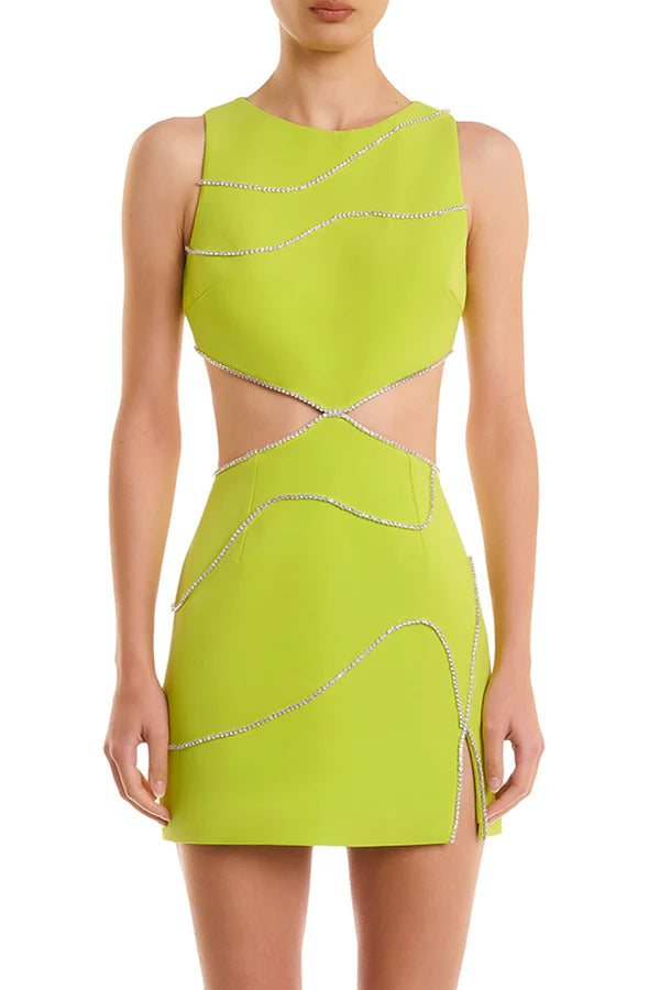 Khali Dress | Lime Green