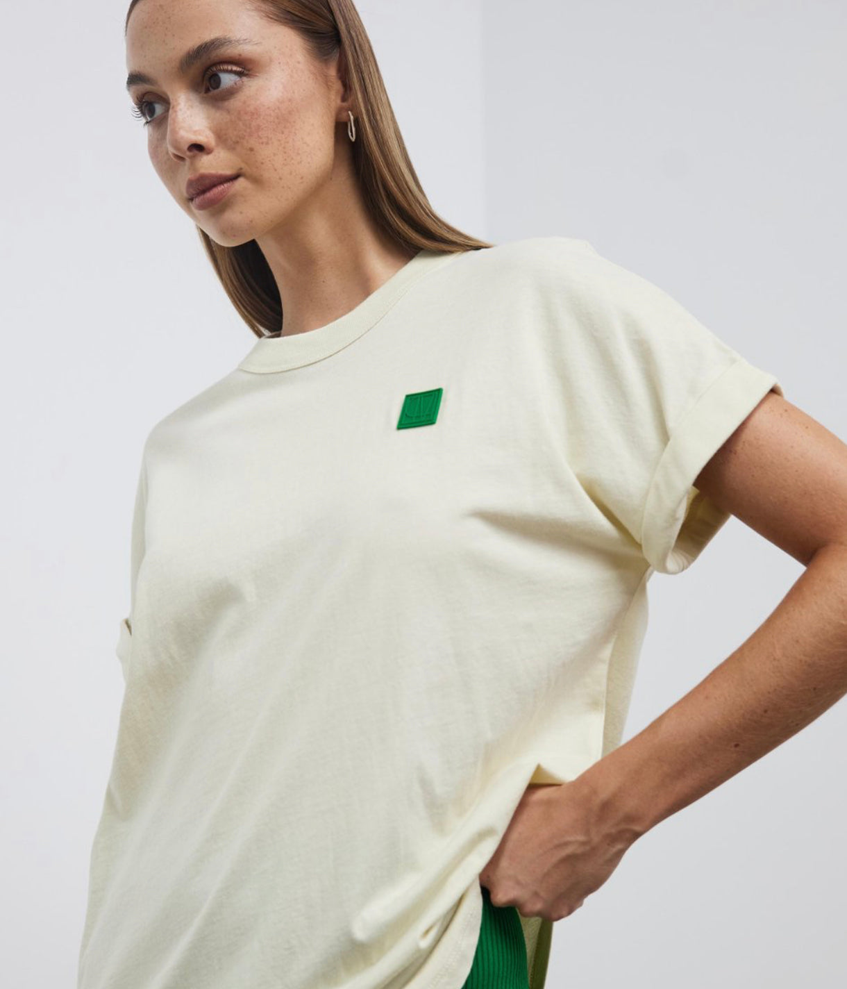 Huntington Patch Tee | Glass Green