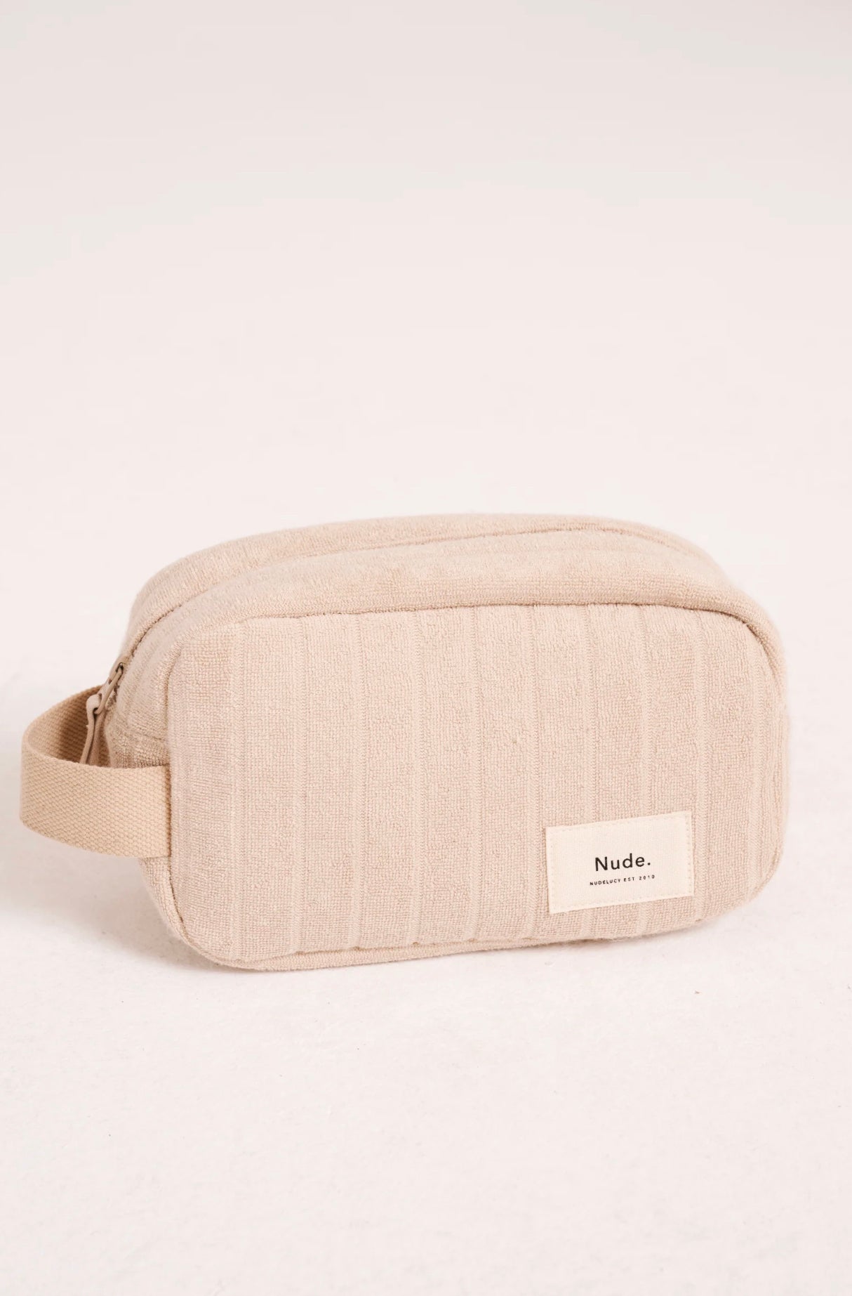 Terry Cosmetic Bag | Natural