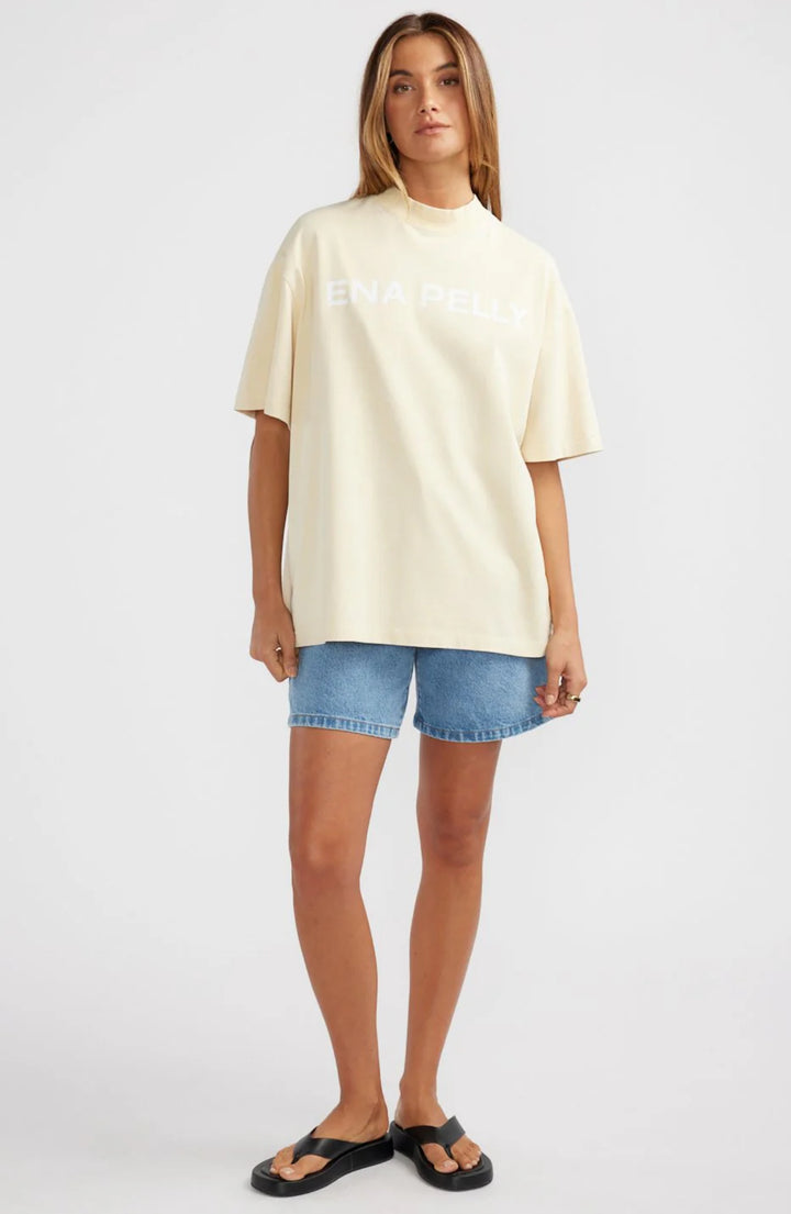 Chloe Oversized Tee | Lemon