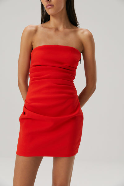 Alston Mini Dress | Flame Red