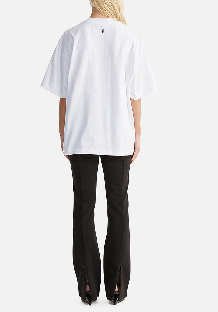 Chloe Oversized Tee | White