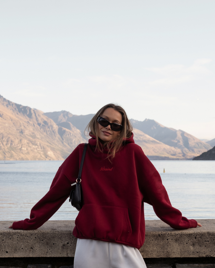 SŚAINT Logo Hoodie | Cherry