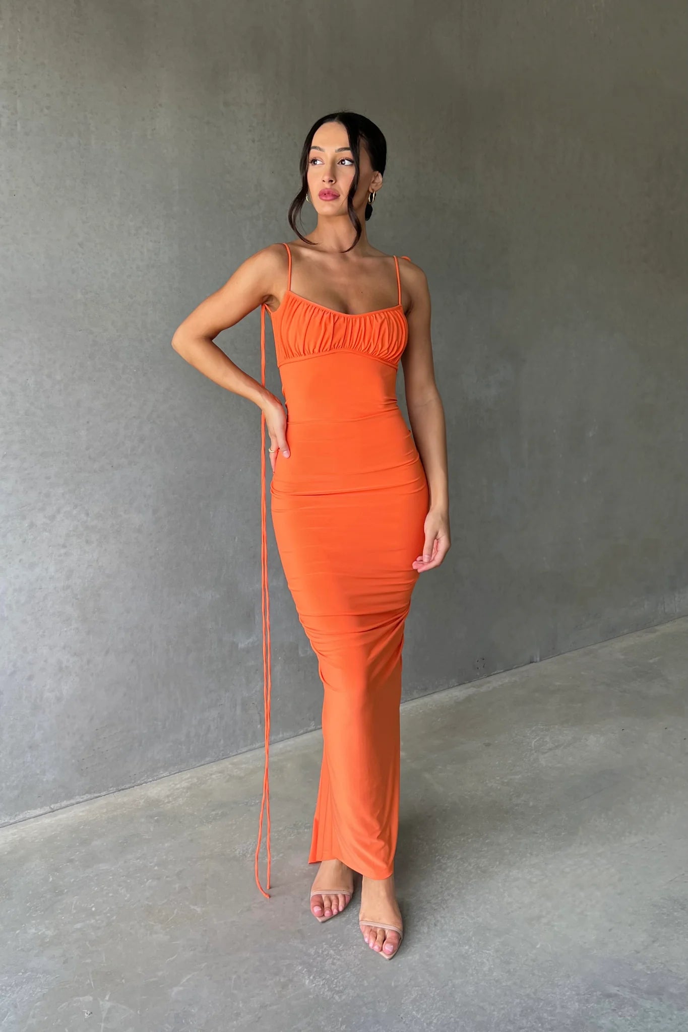 Zahara Dress | Orange