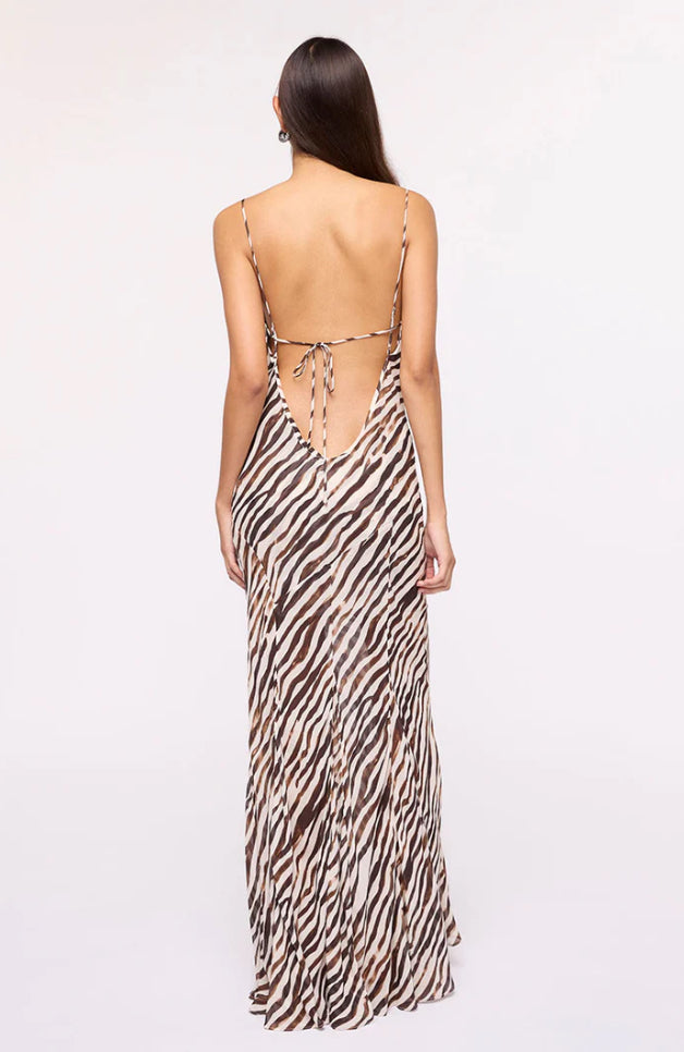 Gigi Zebra Maxi Dress