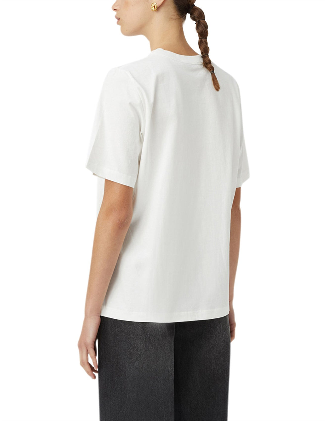 Karine Graphic Tee | Soft White