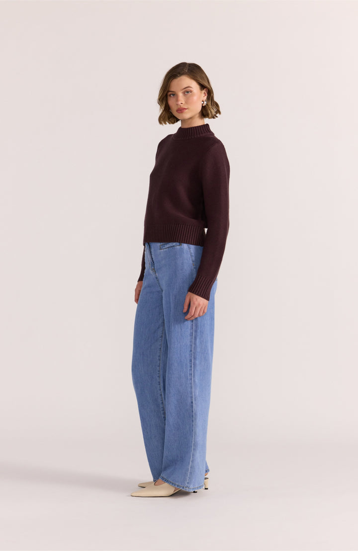 Peyton Jumper | Mahogany