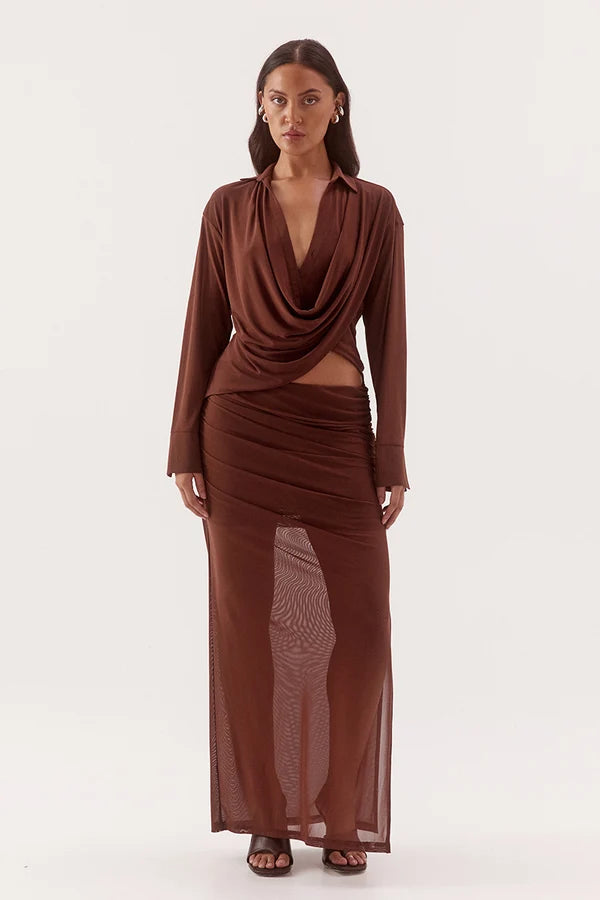 Selen Shirt | Mocha