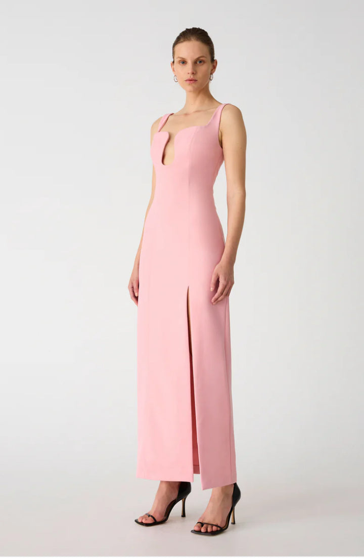 Franka Crepe Gown | Fondant Pink