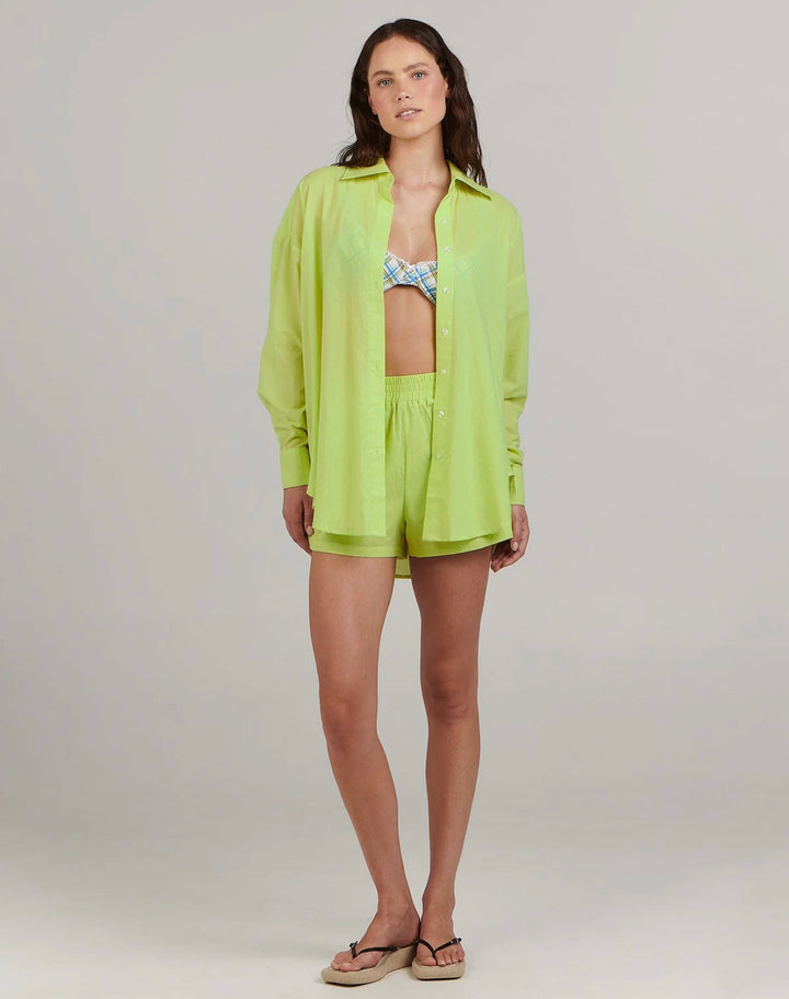 Maple Shirt | Yellow Green