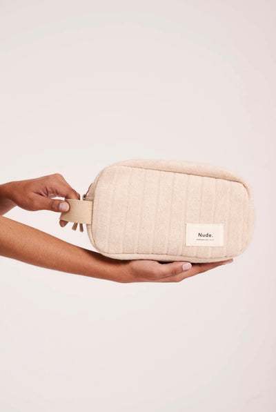 Terry Cosmetic Bag | Natural