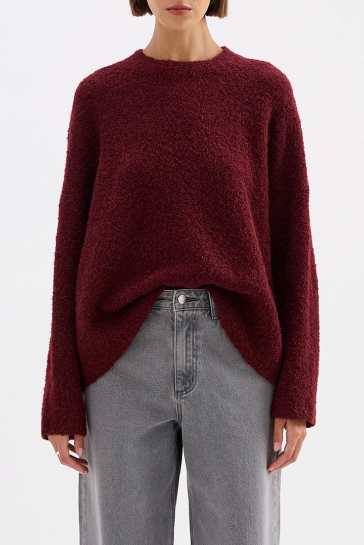Elias Knit | Oxblood