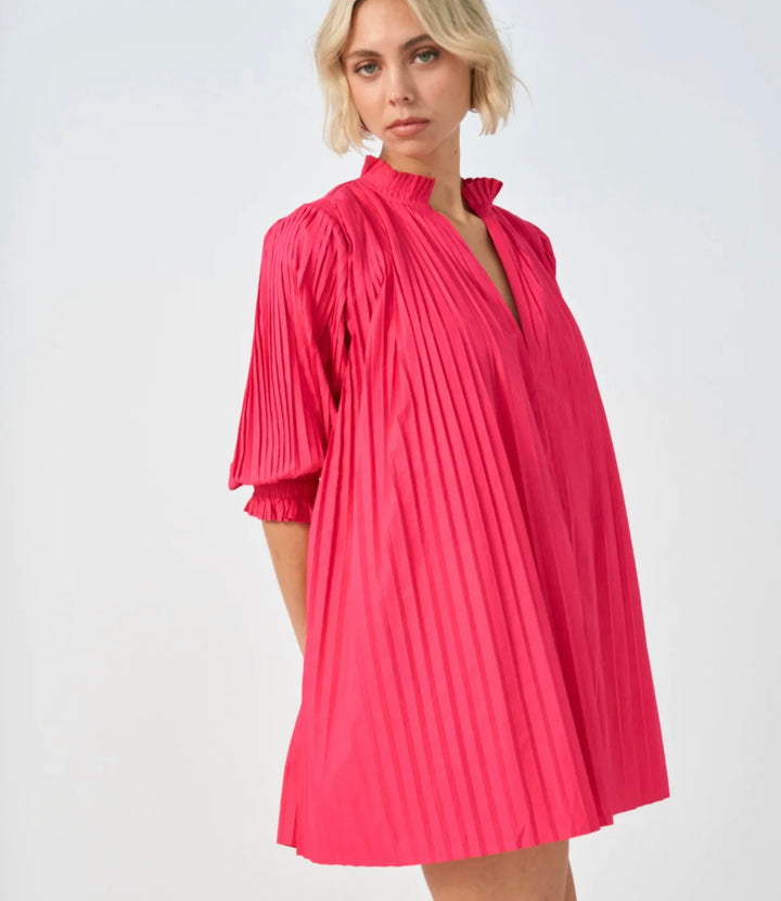 OZ Pleated Smock Dress