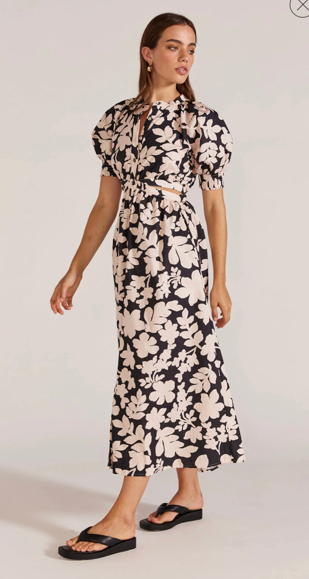Selita Cut Out Midi Dress