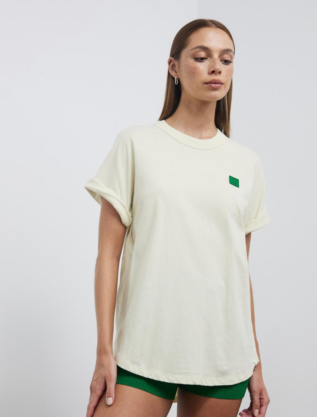Huntington Patch Tee | Glass Green