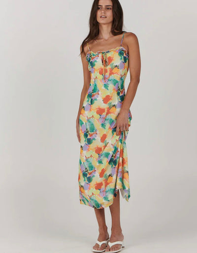 Cheyenne Midi Dress | Floral Tango