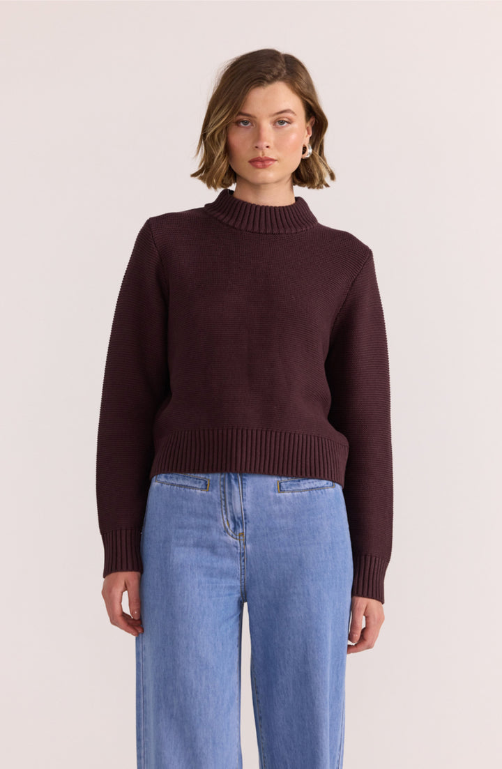 Peyton Jumper | Mahogany