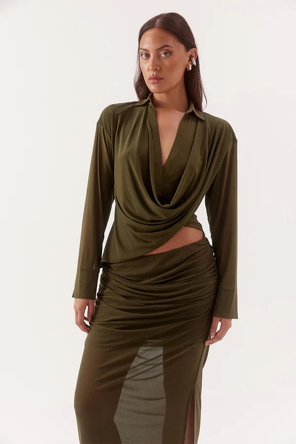 Selen Shirt | Khaki