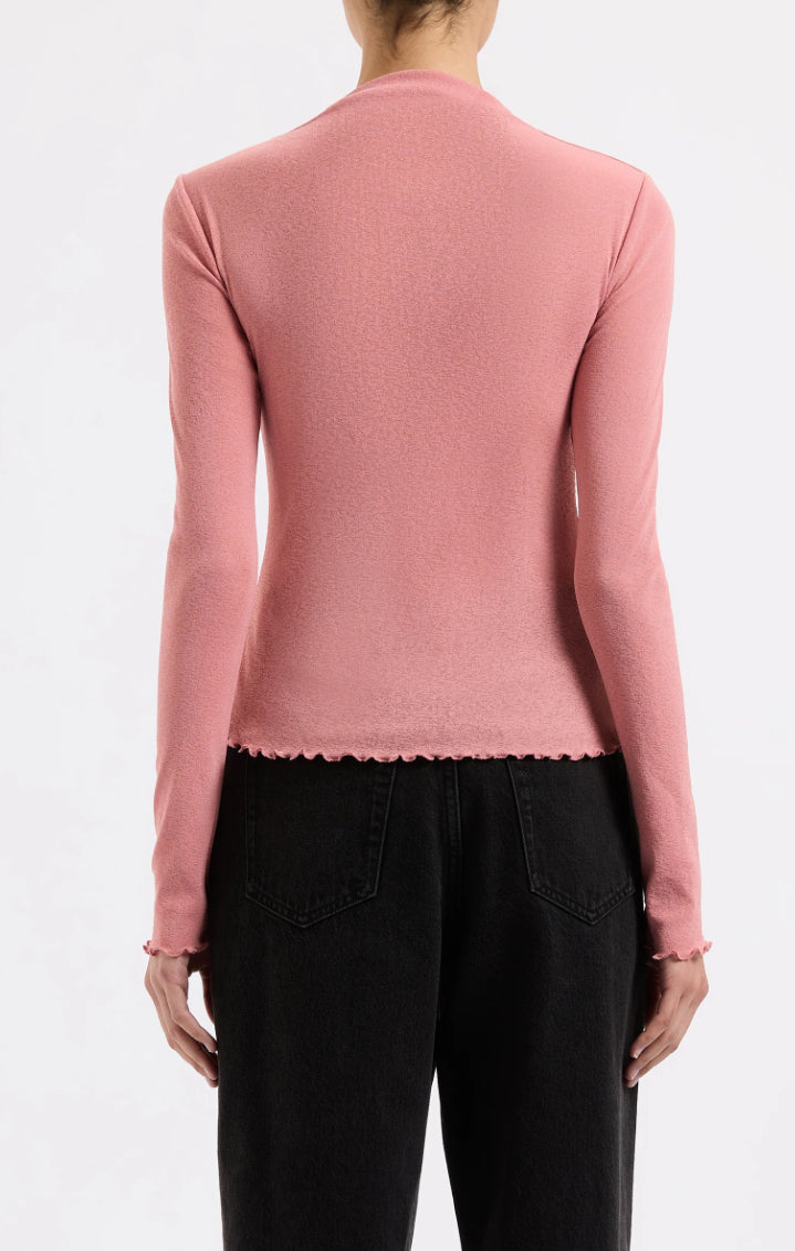 Alton Mesh Long Sleeve Top