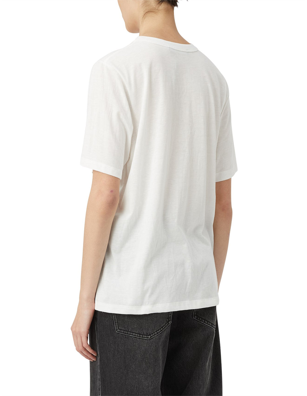 Whitley Tee | White & Black