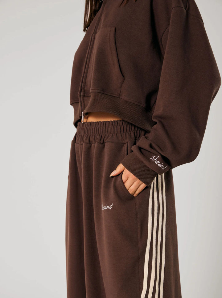 SŚAINT Barrel Pants | Brown