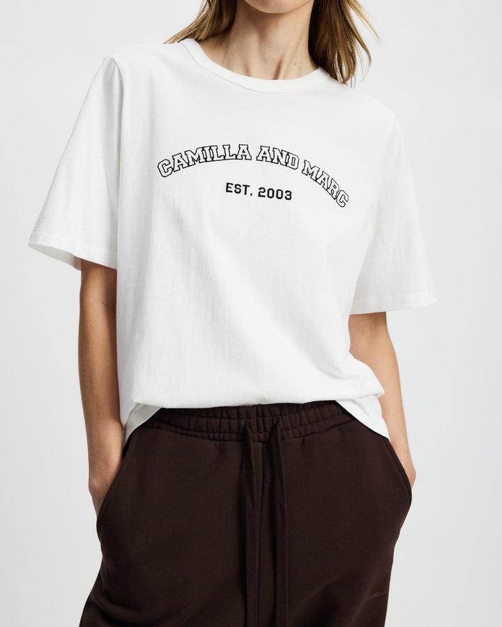 Odessa Graphic Tee | Soft White