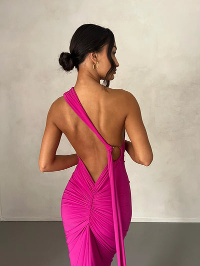 Constantina Dress | Berry