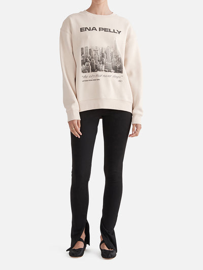 The Letter From New York Relaxed Sweater