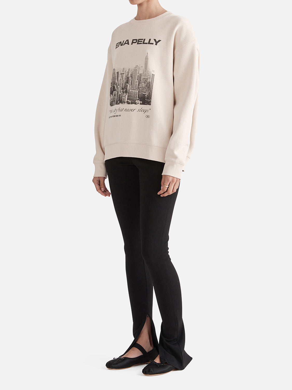 The Letter From New York Relaxed Sweater
