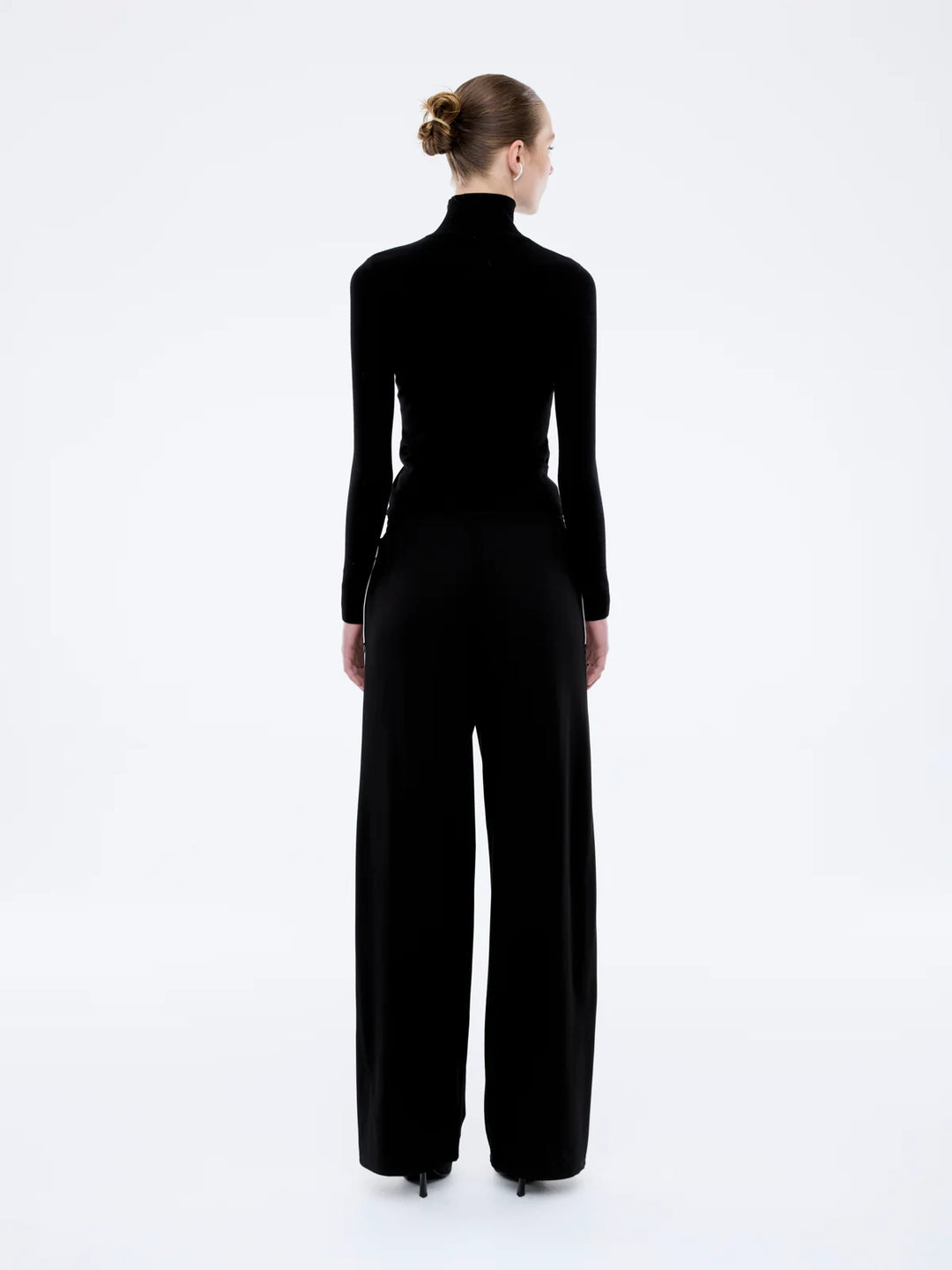 Valentina Stripe Pant | Black