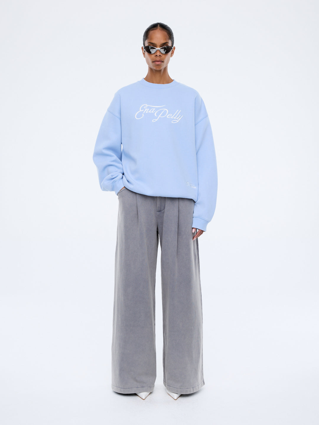 Mila Oversized Sweater | Blue