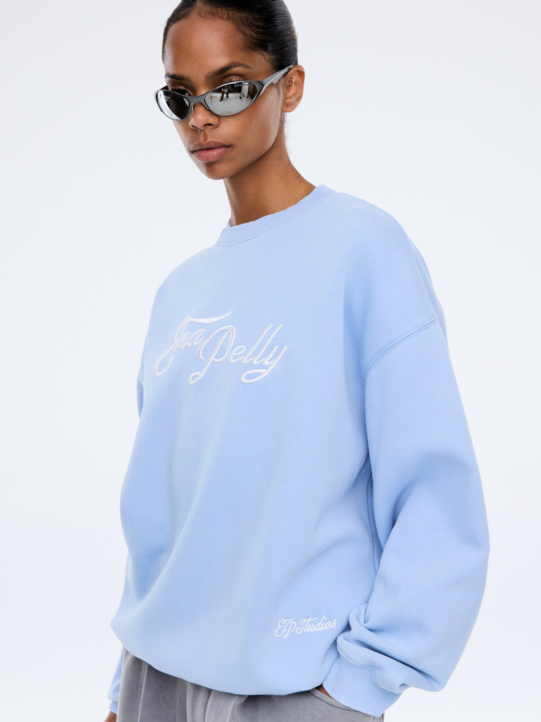 Mila Oversized Sweater | Blue