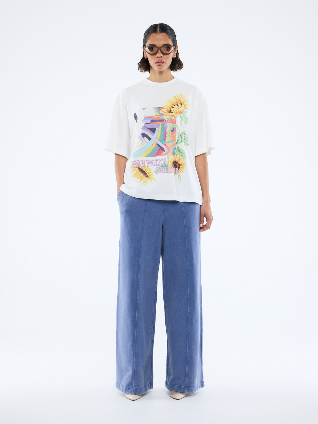 Sunflower Warp Tee