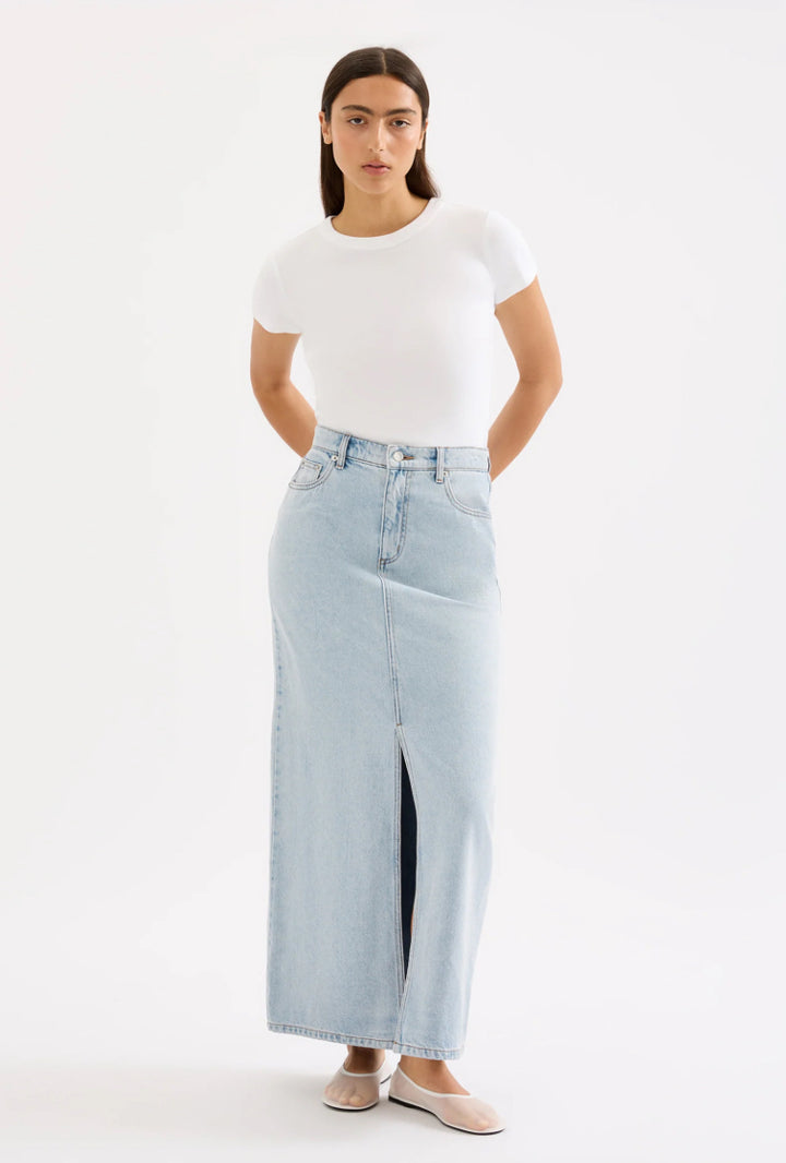 Sia Denim Maxi Skirt