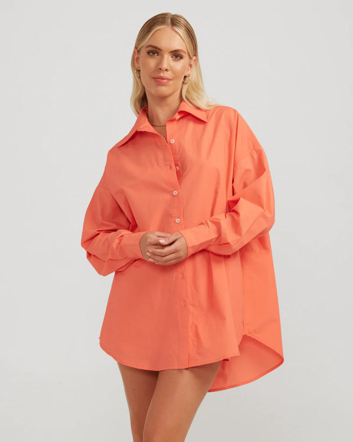 Maple Shirt | Coral