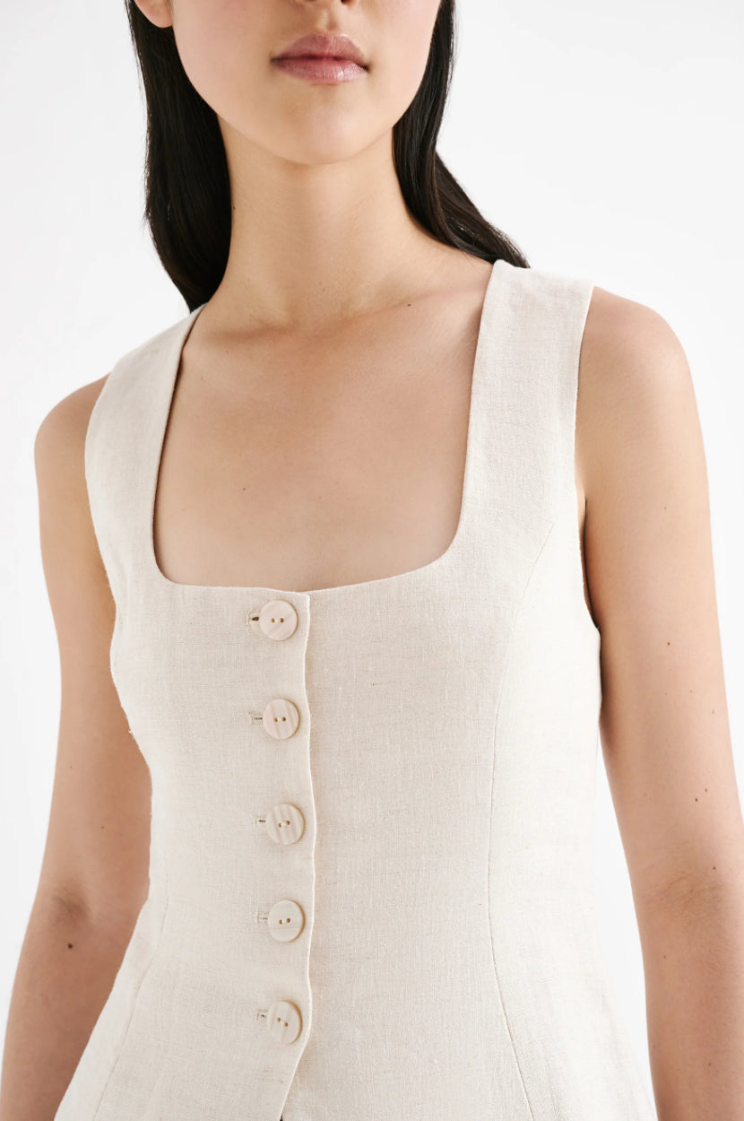 Clio Linen Vest