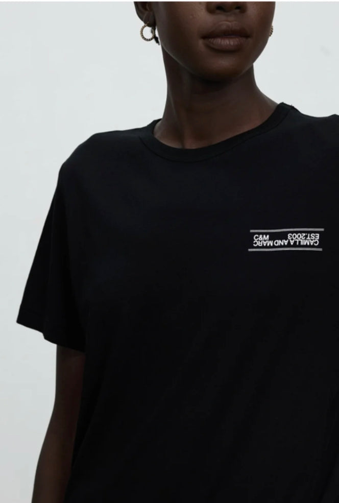 Darcy Lightweight Tee | Black