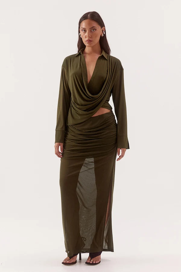 Selen Shirt | Khaki