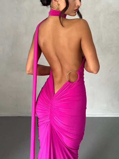 Constantina Dress | Berry