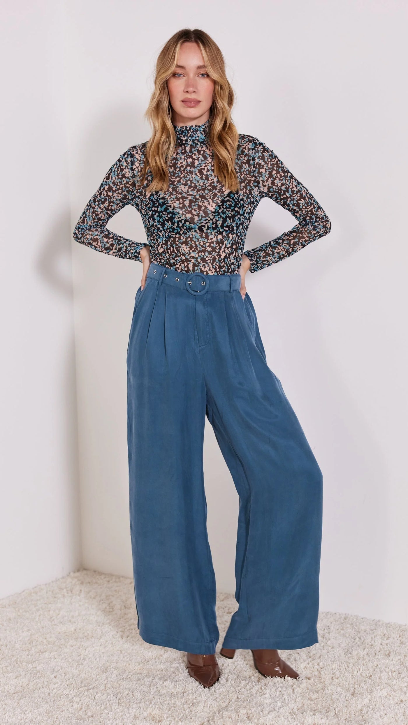 Freya Mesh Skivvy Top
